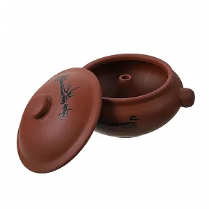 Кастрюля керамическая Gatuida для приготовления на пару универсальная для супов и десертов из высококачественной керамики - Фото 1