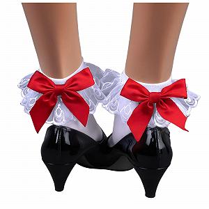 Носки с оборками и кружевом для женщин и девочек, короткие нейлоновые чулки, кружевные носки, носки до щиколотки, традиционные носки, короткие шелковые чулки, балетные носки, 1 пара, аксессуары для одежды с оборками - Фото 1