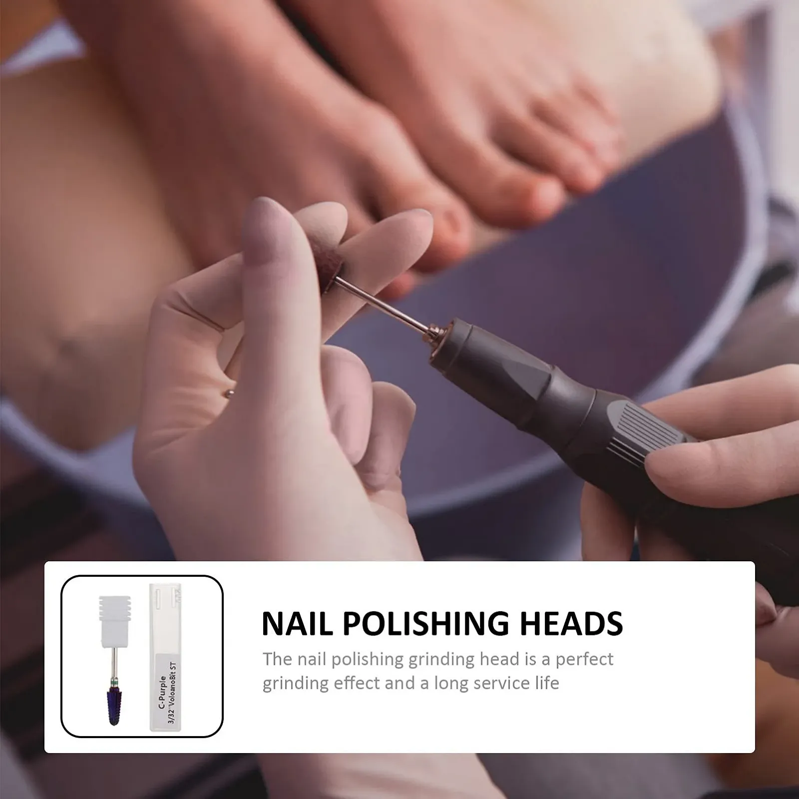 Маникюрная шлифовальная головка Healvian, фото №8
