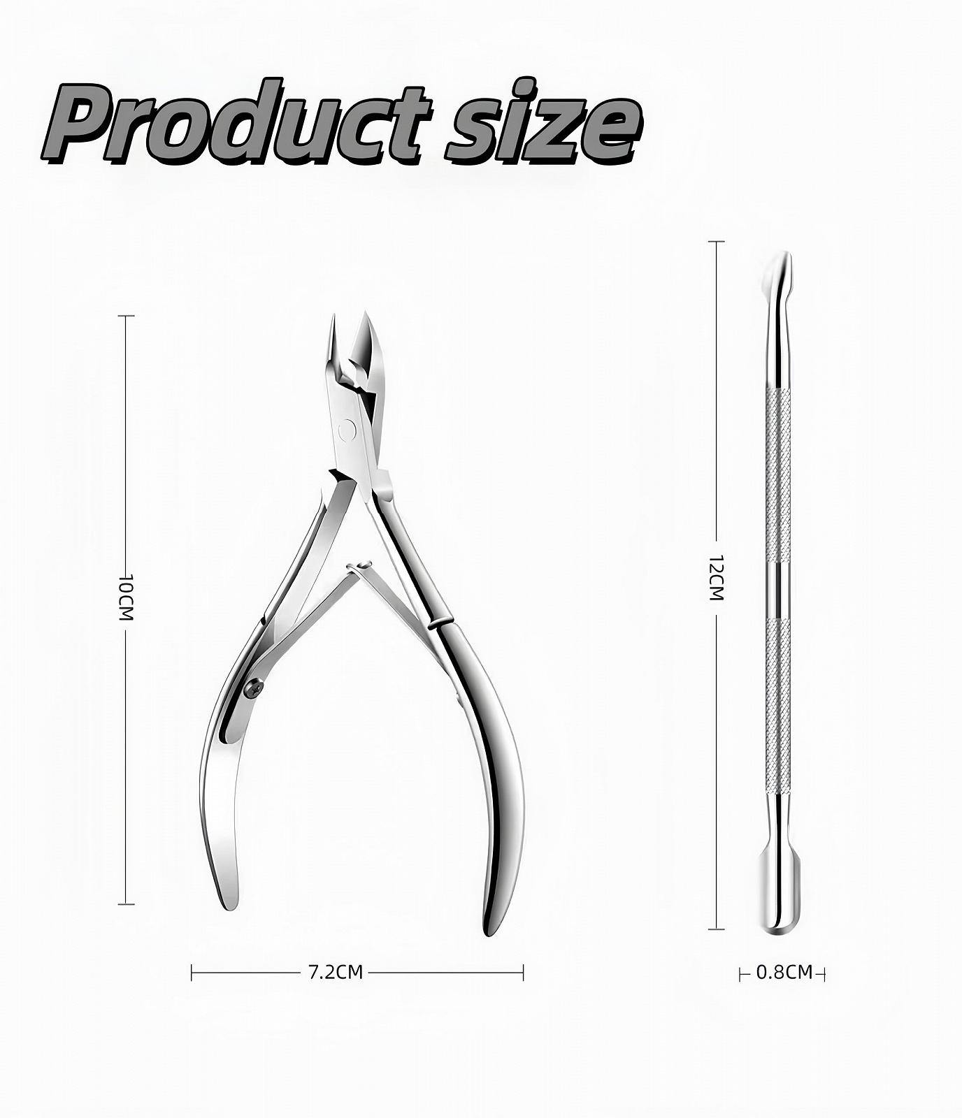 Набір для маныкюру 2 предмети, срібний, фото №2 Набір для маныкюру 2 предмети, срібний, фото №2