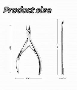 Набір для маныкюру 2 предмети, срібний ціна на synthetic.ua - Фото 1 Набір для маныкюру 2 предмети, срібний synthetic.ua - Фото 1