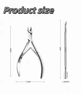 Набор для маникюра 2 предмета, серебряный synthetic.ua - Фото 1