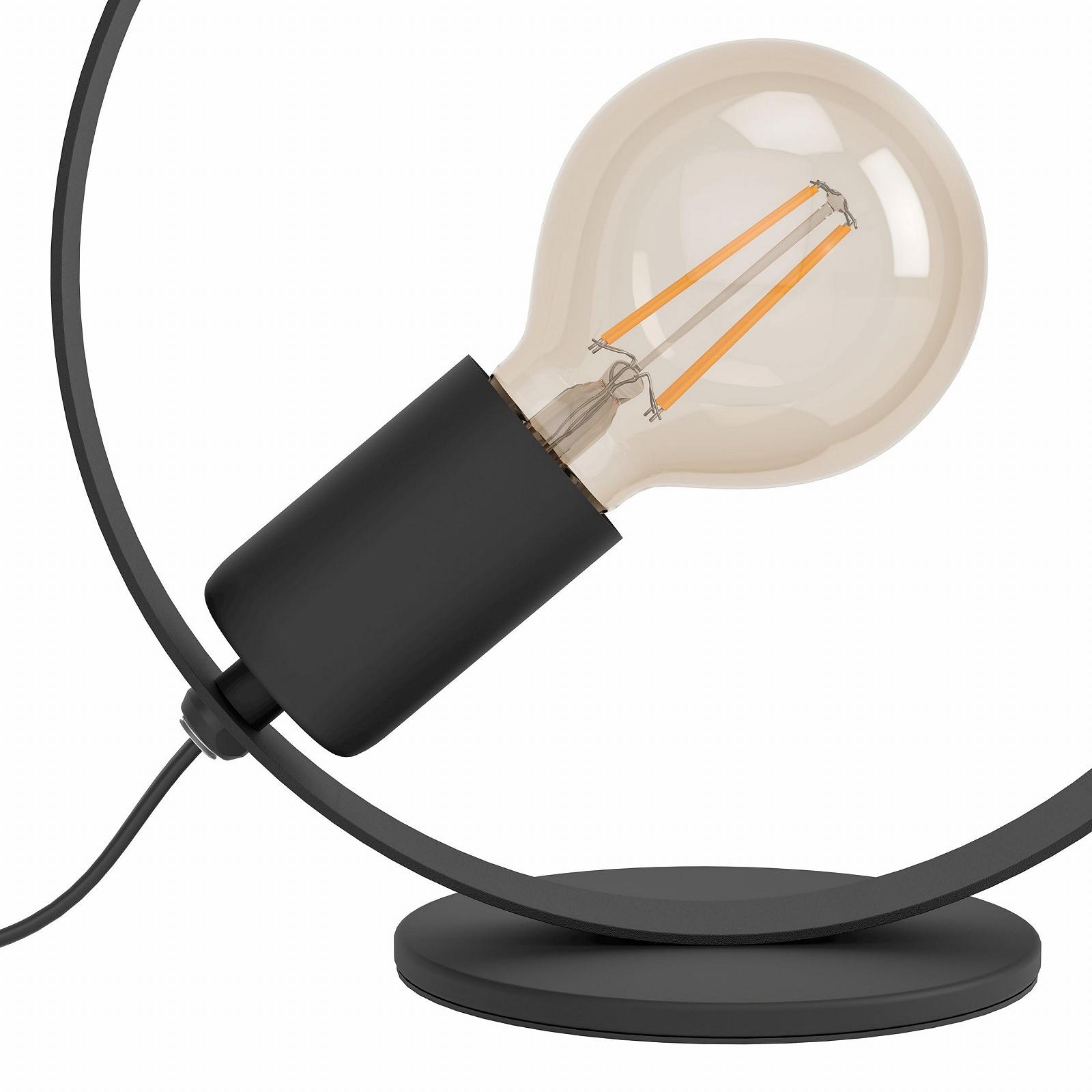 Настільна лампа EGLO Frijolas Industrial Minimalist Metal Black E27, фото №5