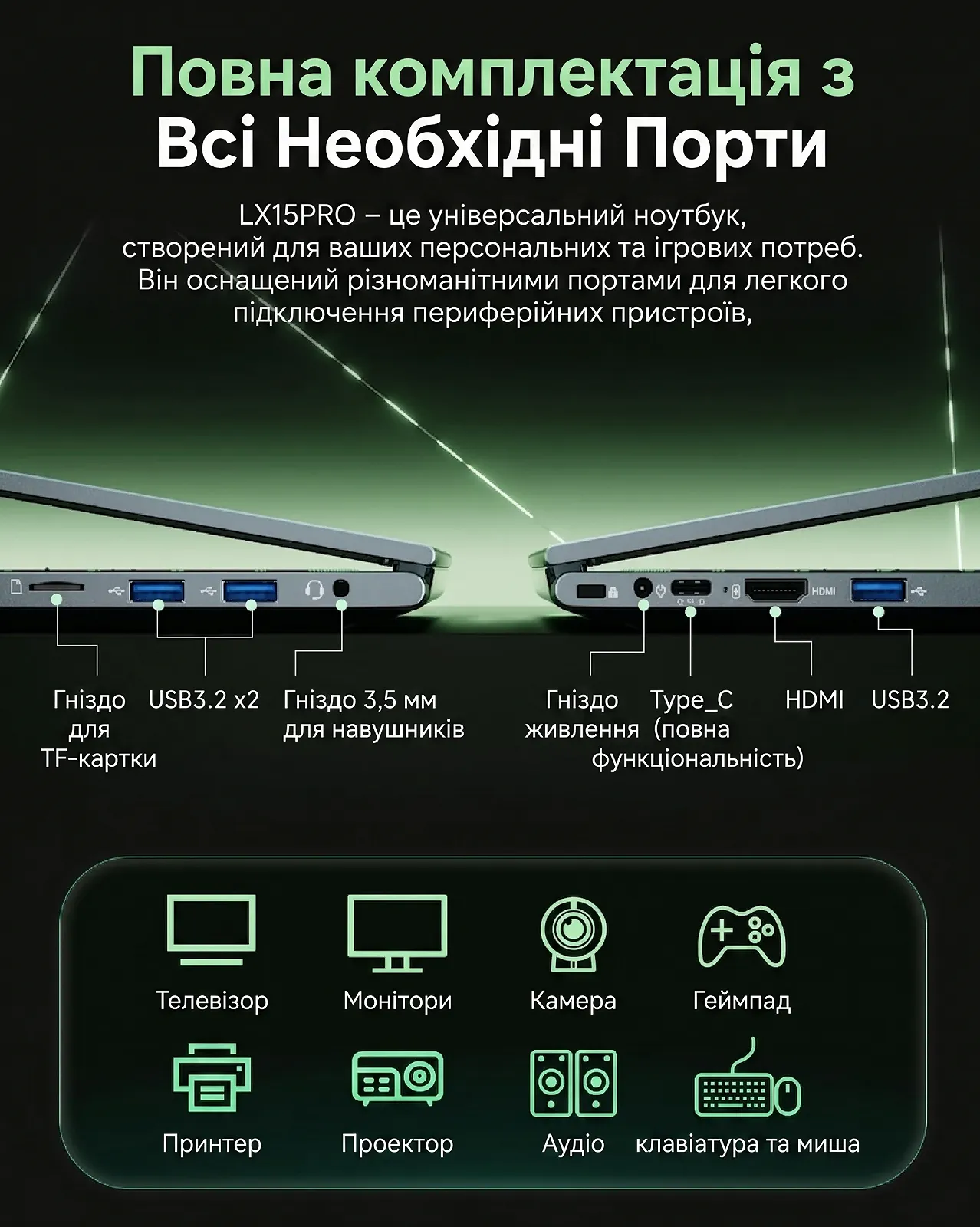 Ноутбук 15.6" ACEMAGIC LX15 PRO AMD Ryzen 7 5825U RAM 16GB SSD 512GB Windows 11 (UKR), фото №4