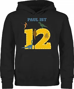 Дитяча Толстовка Shirtracer 12th Birthday Dinosaur 12th Birthday Dino I Twelfth - Фото 1