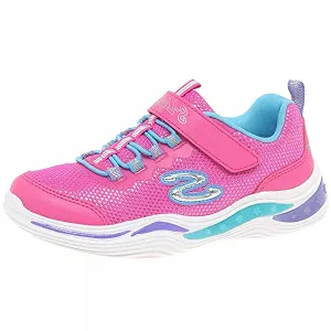 Кроссовки Skechers S Lights Power Petals Детские LED - Фото 1