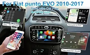 Штатная автомагнитола BOOYES для Fiat Linea Punto 2012-2015 / 6.2" / Сенсорная / 4/16Гб / Android 11 / Apple CarPlay / Android Auto / Bluetooth / WI-FI / GPS / USB / DAB+ synthetic.ua - Фото 1