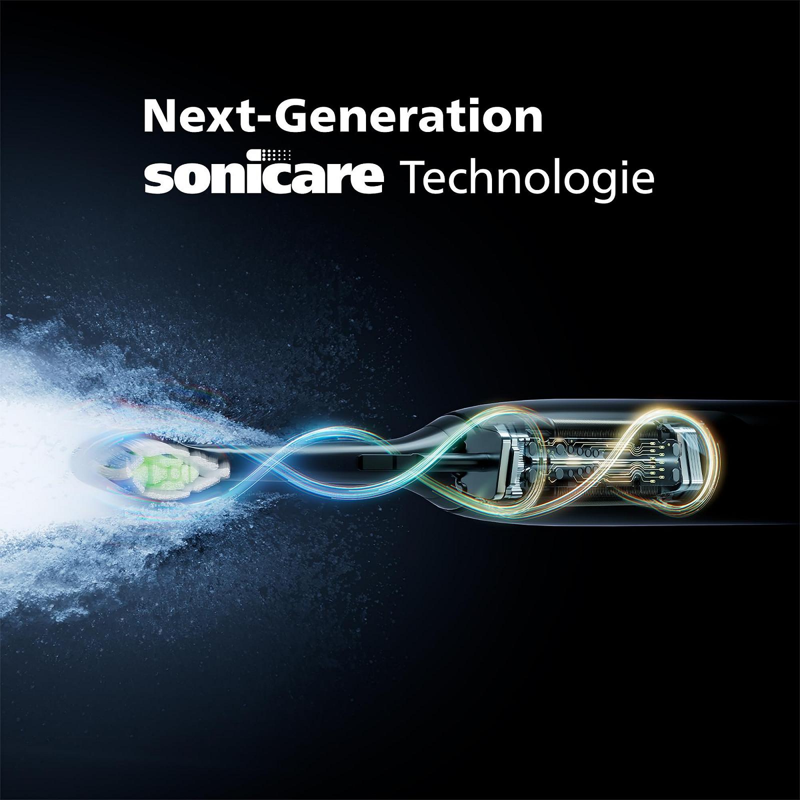 Зубна щітка електрична Philips Sonicare 5500 HX7110/02 звукова 2 режими, контроль тиску, EasyStart, SmarTimer та BrushPacer, біла, фото №3