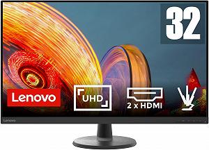 Монитор Lenovo D32u-40 31.5 дюйма 4K 3840 x 2160 60Hz 250 нит 4мс HDMI DisplayPort Черный - Фото 1