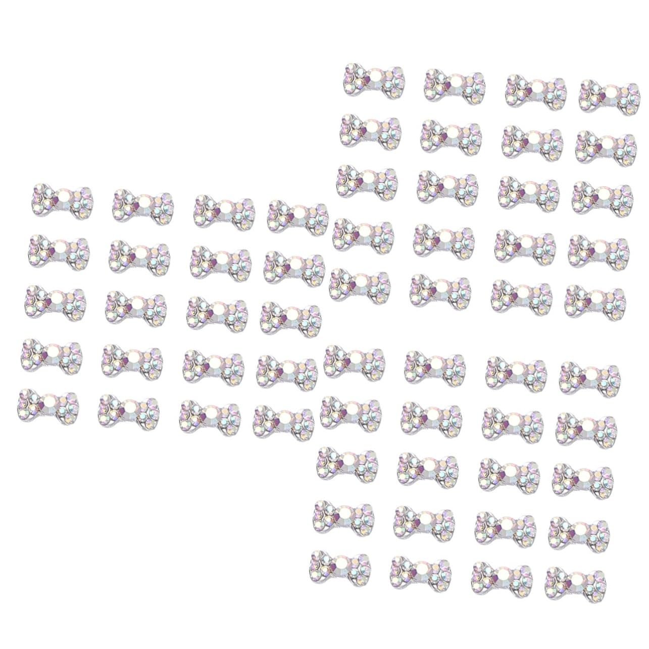 Наклейка для ногтей FRCOLOR 3 набора Стразы бант Кристаллы Наклейки для декорирования ногтей 20 шт * 3, фото №1