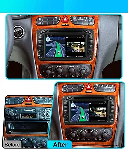 Штатна автомагнітола JOYX для Benz ML W163/CLK W209/C-Class W203 /SLKW170/E-Class W210/A-Class W168 / 7" / Сенсорна / 2/32Гб / Android 10 / Apple CarPlay / Android Auto / Bluetooth / WI-FI / GPS / USB / SD slot / DAB+ ціна на synthetic.ua - Фото 1 Штатна автомагнітола JOYX для Benz ML W163/CLK W209/C-Class W203 /SLKW170/E-Class W210/A-Class W168 / 7" / Сенсорна / 2/32Гб / Android 10 / Apple CarPlay / Android Auto / Bluetooth / WI-FI / GPS / USB / SD slot / DAB+ synthetic.ua - Фото 1