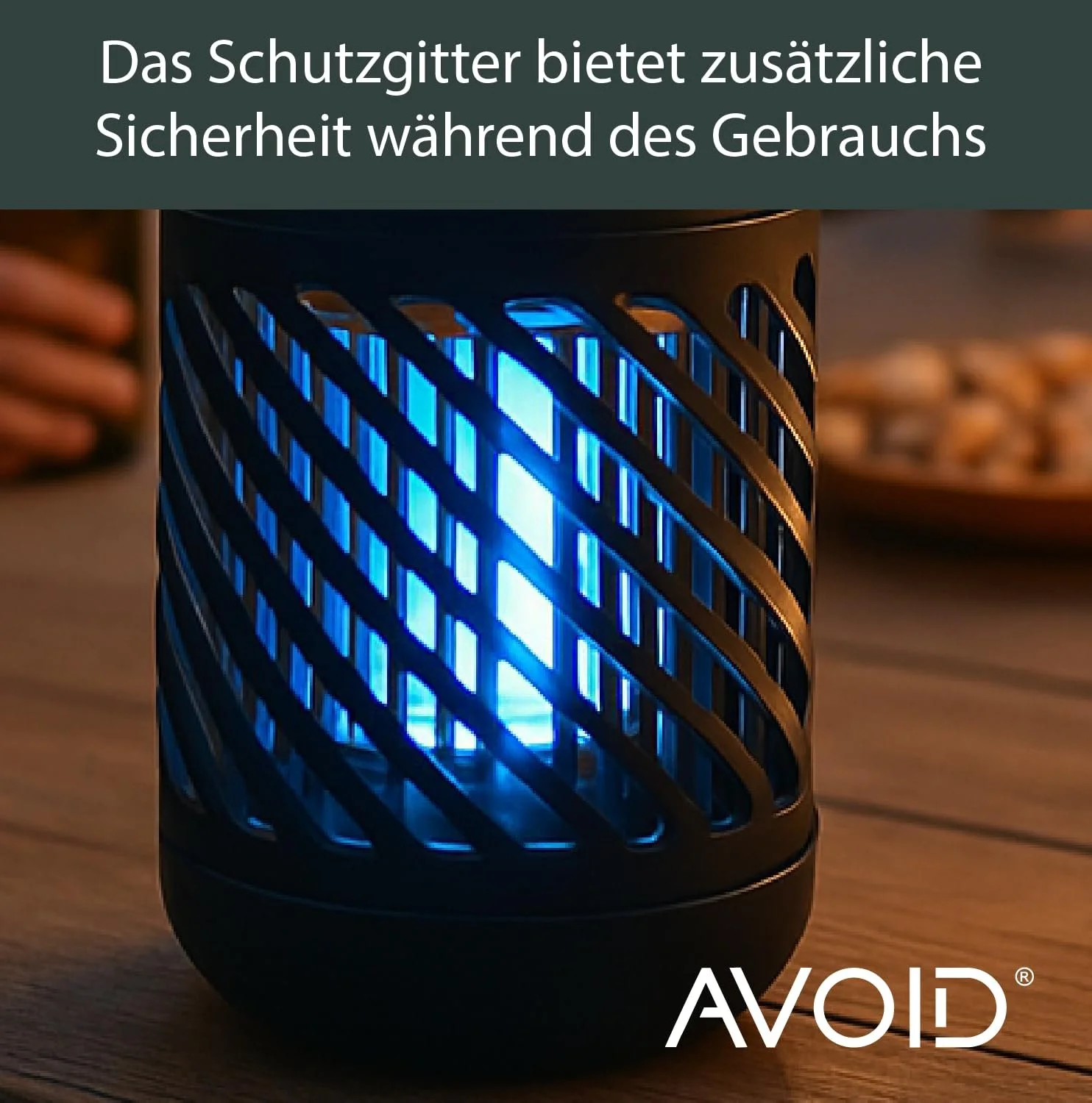 Электрическая лампа от насекомых AVOID GH-10C 10 Вт IP24 Черная, фото №4