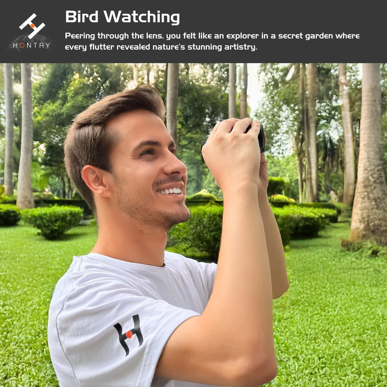 Бінокль Hontry 10 x 25 компактний, фото №7