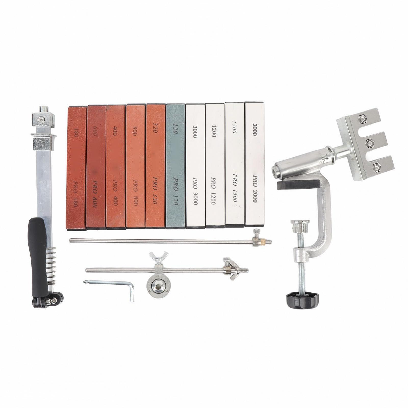 Професійна точильна система для ножів Focket з 10 каменями та поворотом на 360°, фото №9 Професійна точильна система для ножів Focket з 10 каменями та поворотом на 360°, фото №9