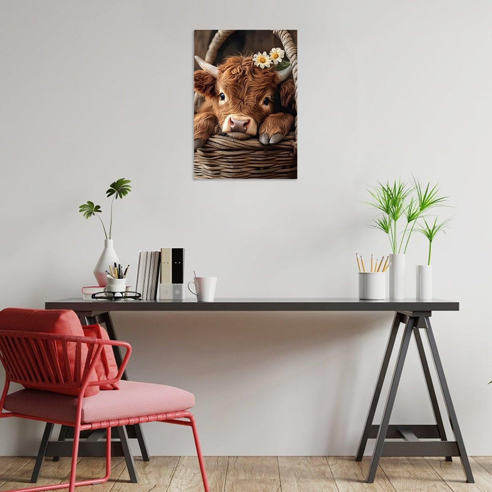 Пазл Highland Cow 300 елементів, фото №3 Пазл Highland Cow 300 елементів, фото №3