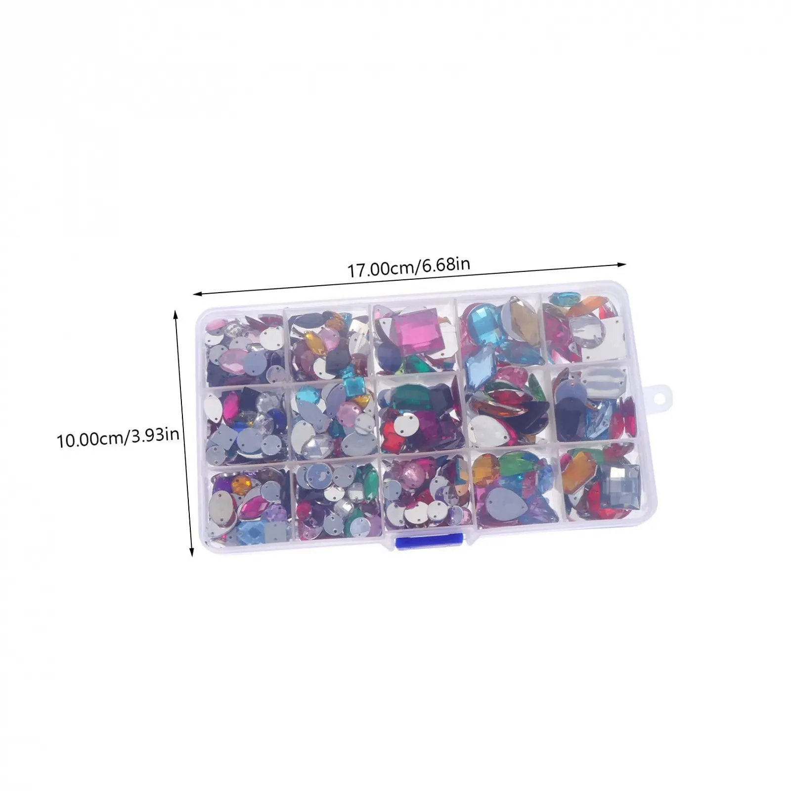 Стрази POPETPOP Craft Mit Flachen для прикраси взуття та одягу, підходять для рукоділля та зберігання в коробці, фото №6