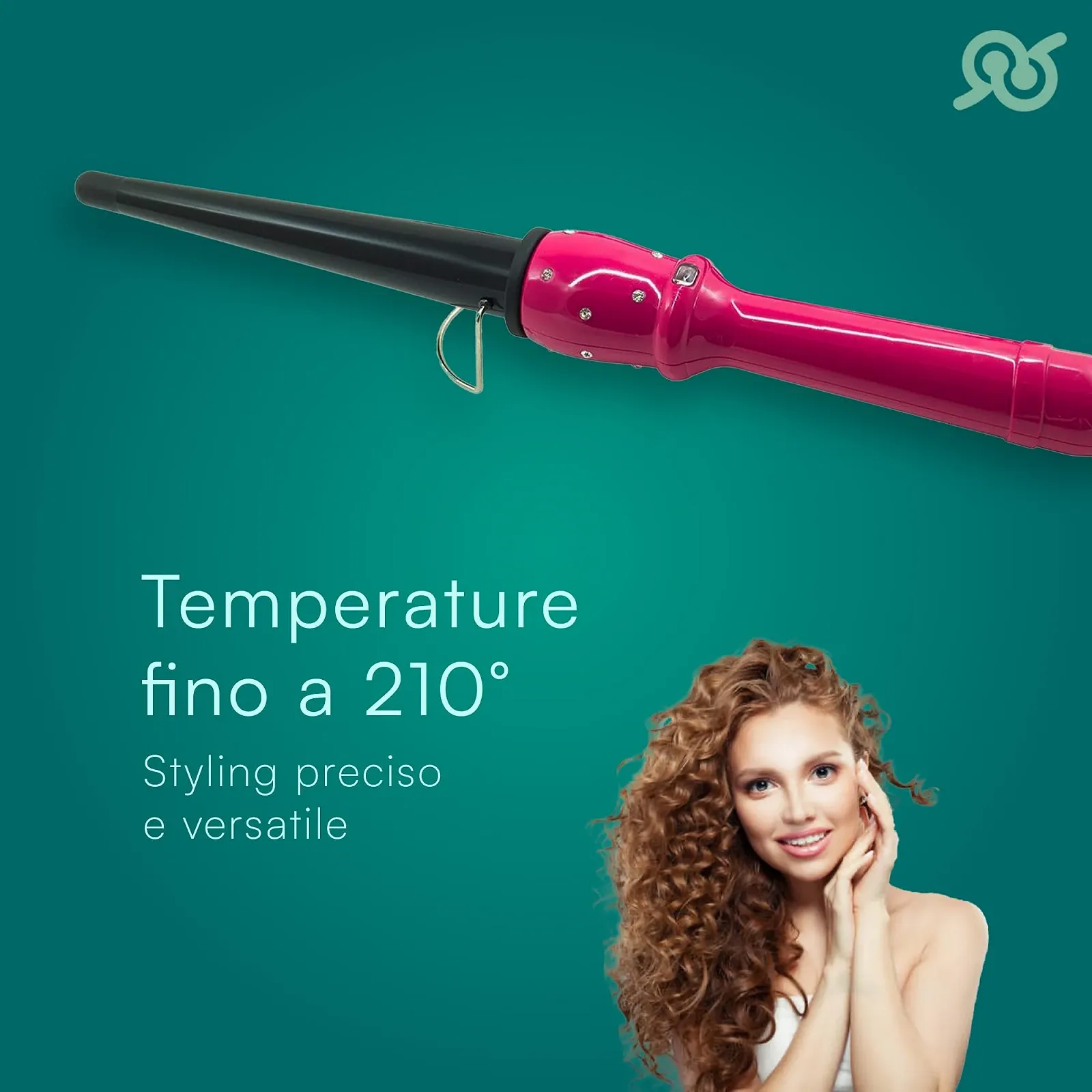 Плойка конусна TEMPO DI SALDI Professional Max 210°C, фото №2 Плойка конусна TEMPO DI SALDI Professional Max 210°C, фото №2