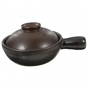 Кастрюля керамическая жаропрочная с крышкой и ручкой 650 мл для риса и запеканок - Фото 1