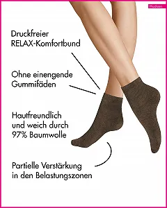 Шкарпетки Hudson Relax Cotton Soft Жіночі synthetic.ua - Фото 1