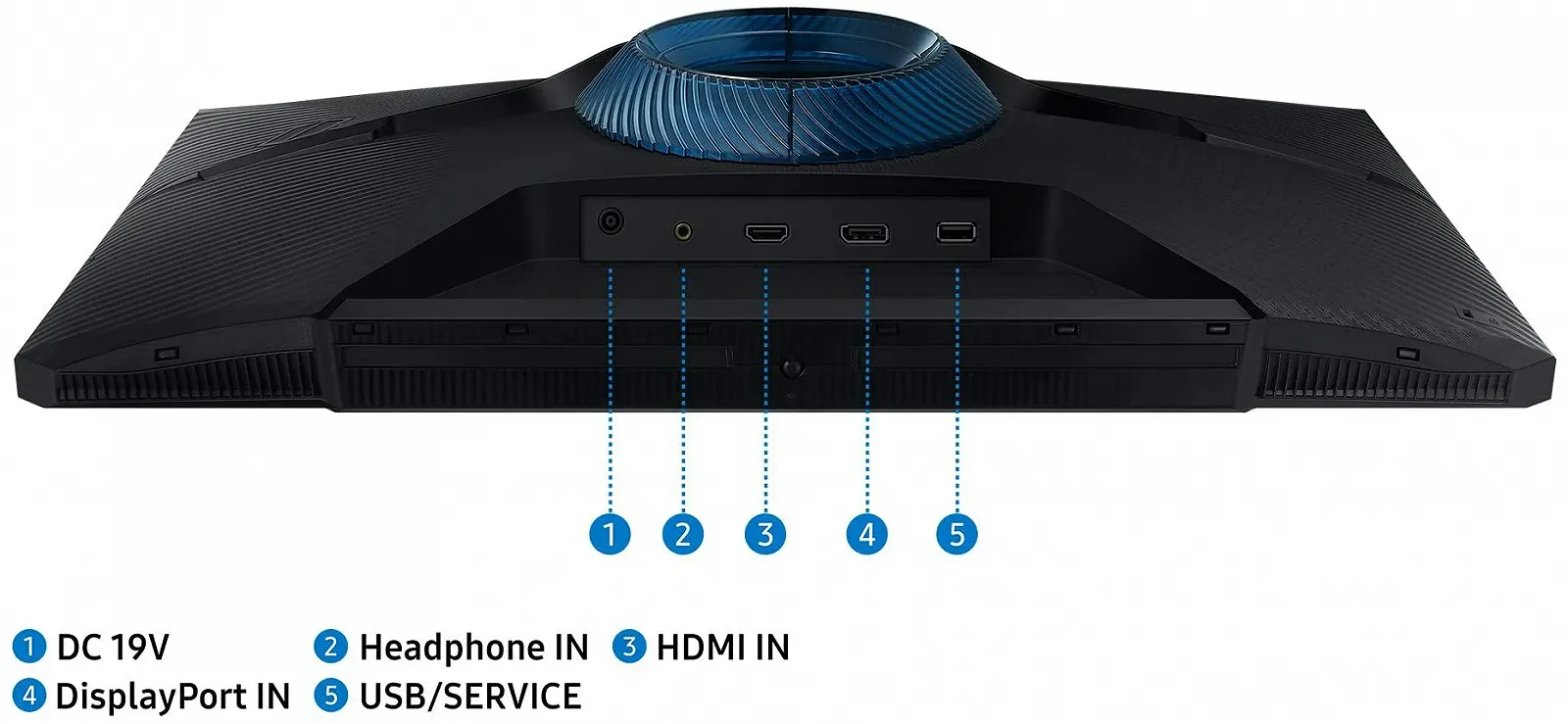 Монітор 24" Samsung Odyssey G3A Full HD VA 144 Гц, фото №5