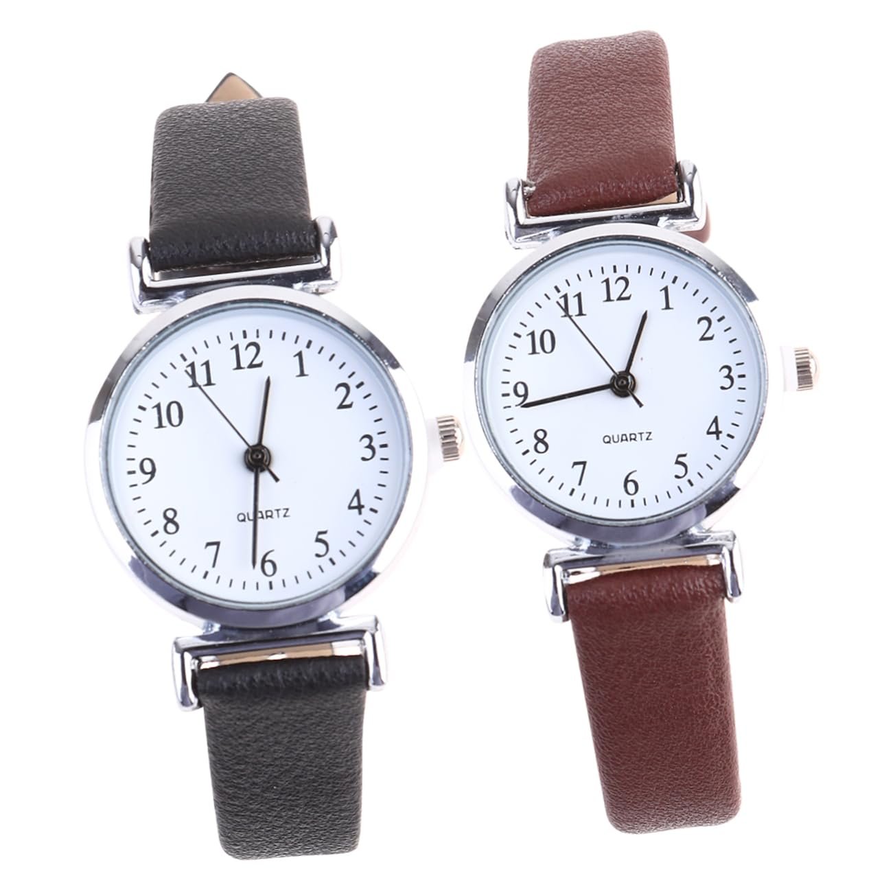 Набір годинників (2 шт.) Healvian для чоловіків і жінок, класичний, фото №1