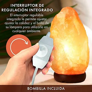 Соляна лампа LAMARE Magic Salt 2-3 кг LED з димером synthetic.ua - Фото 1