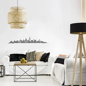 Наклейка на стіну Wandkings Hannover Skyline 100 x 20 см synthetic.ua - Фото 1