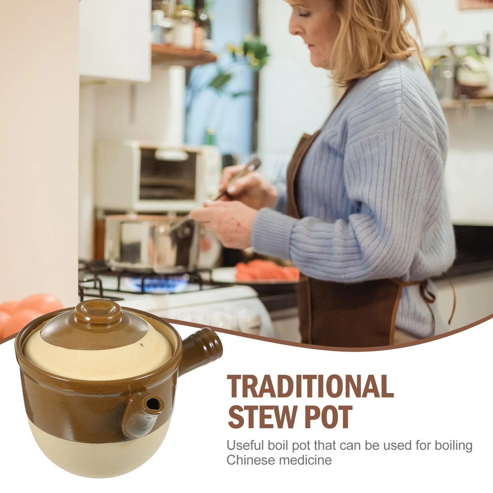 Ківш VALICLUD Traditional Chinese керамічний термостійкий антипригарний, фото №8