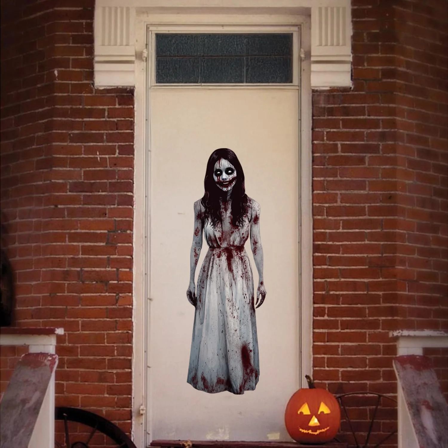 Наклейка на стіну HPNIUB Ghost Woman 35 x 100 см, фото №1