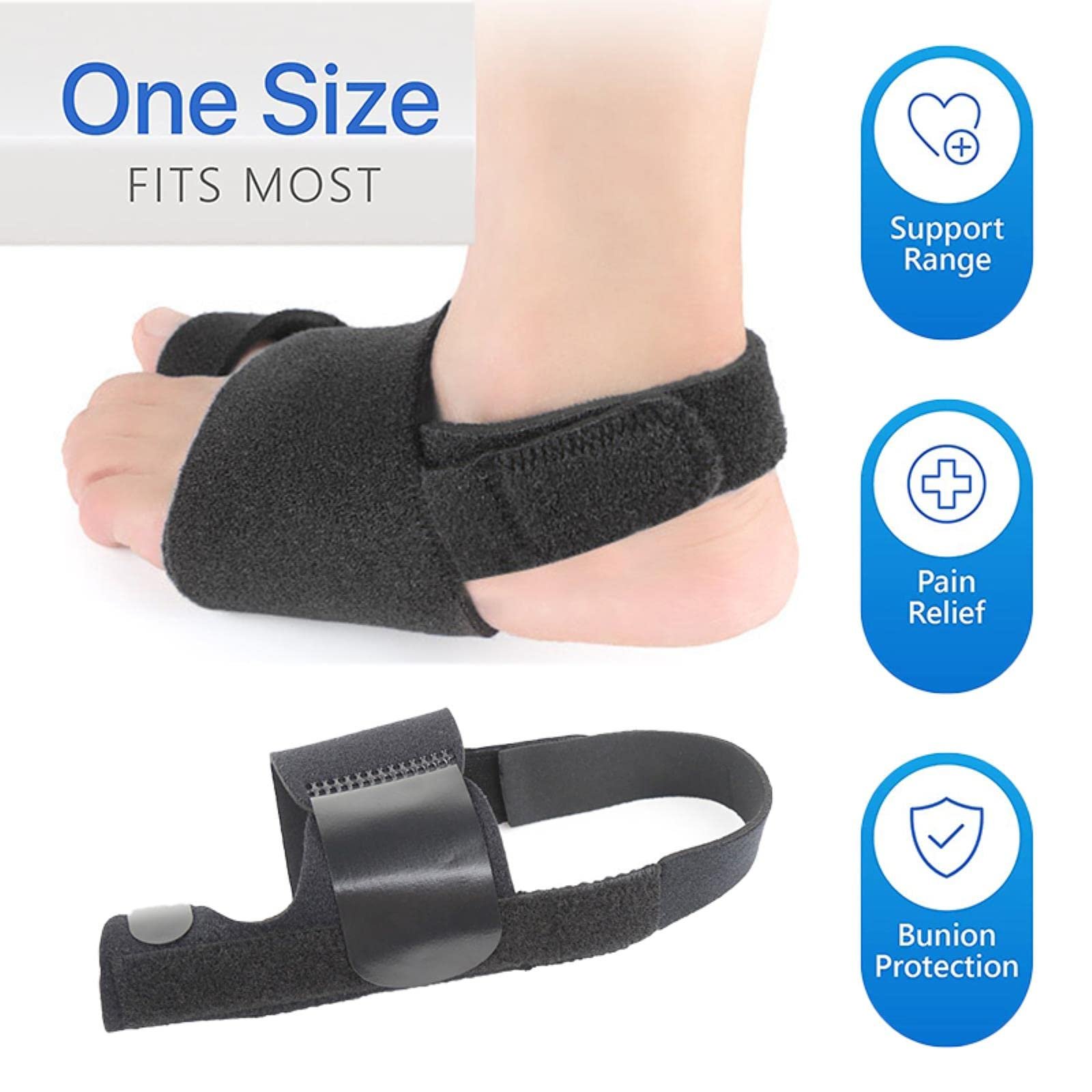 Коректор великого пальця стопи Захист від болю Hallux Valgus Bunion Splint Подушка для ніг Bunion Support, фото №5