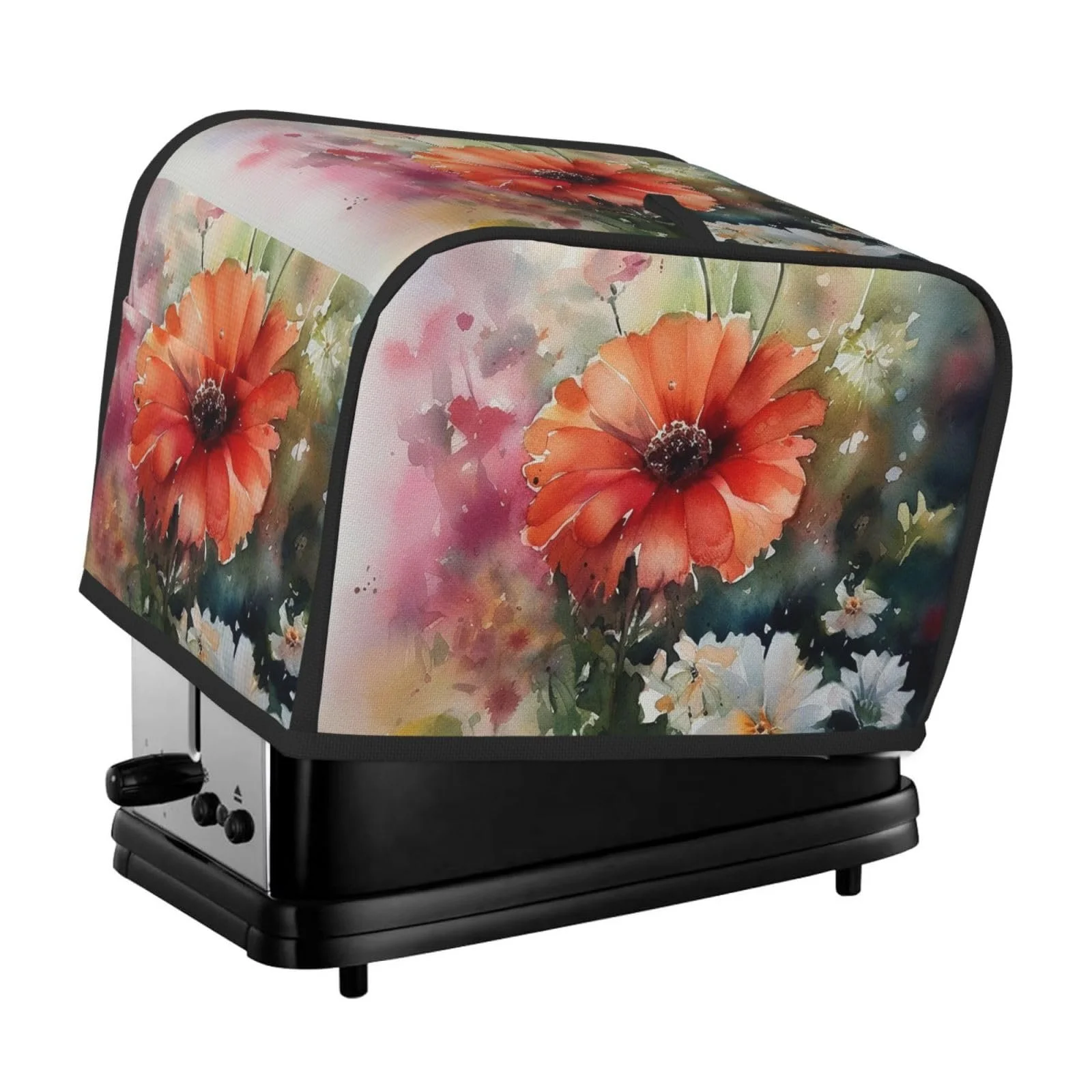 Чохол для тостера на 2 скибки З кишенями Акварельний малюнок, фото №1 Чохол для тостера на 2 скибки З кишенями Акварельний малюнок, фото №1