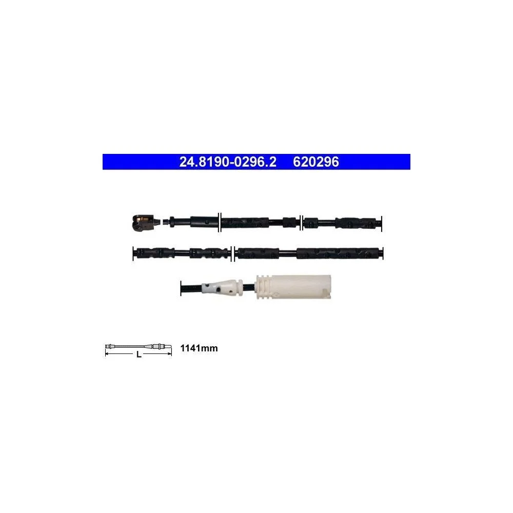 Датчик износа тормозных колодок ATE 24.8190-0296.2 для BMW задняя ось, фото №1 Датчик износа тормозных колодок ATE 24.8190-0296.2 для BMW задняя ось, фото №1