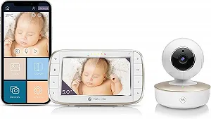 Детская видеоняня с монитором 5'' Motorola Nursery VM 855 HD Wi-Fi Белый цена на synthetic.ua - Фото 1 Детская видеоняня с монитором 5'' Motorola Nursery VM 855 HD Wi-Fi Белый synthetic.ua - Фото 1