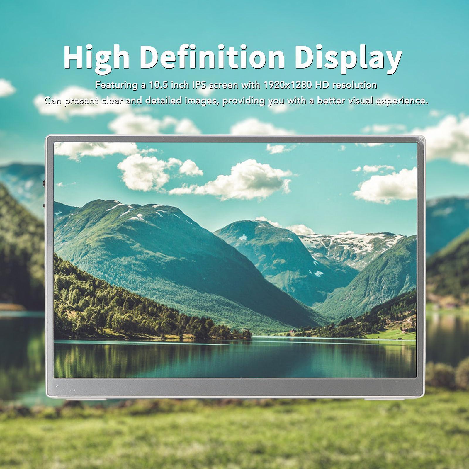 Портативний Монітор Moni Gate 10.5 дюймів 1280P FHD USB C HDMI Геймінг Moni Gate ультратонкий IPS дисплей з двома динаміками та підставкою, фото №4 Портативний Монітор Moni Gate 10.5 дюймів 1280P FHD USB C HDMI Геймінг Moni Gate ультратонкий IPS дисплей з двома динаміками та підставкою, фото №4