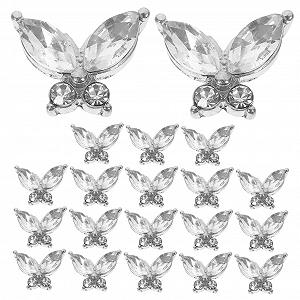 Метелик Healeved, 3 набори, сріблястий колір - Фото 1