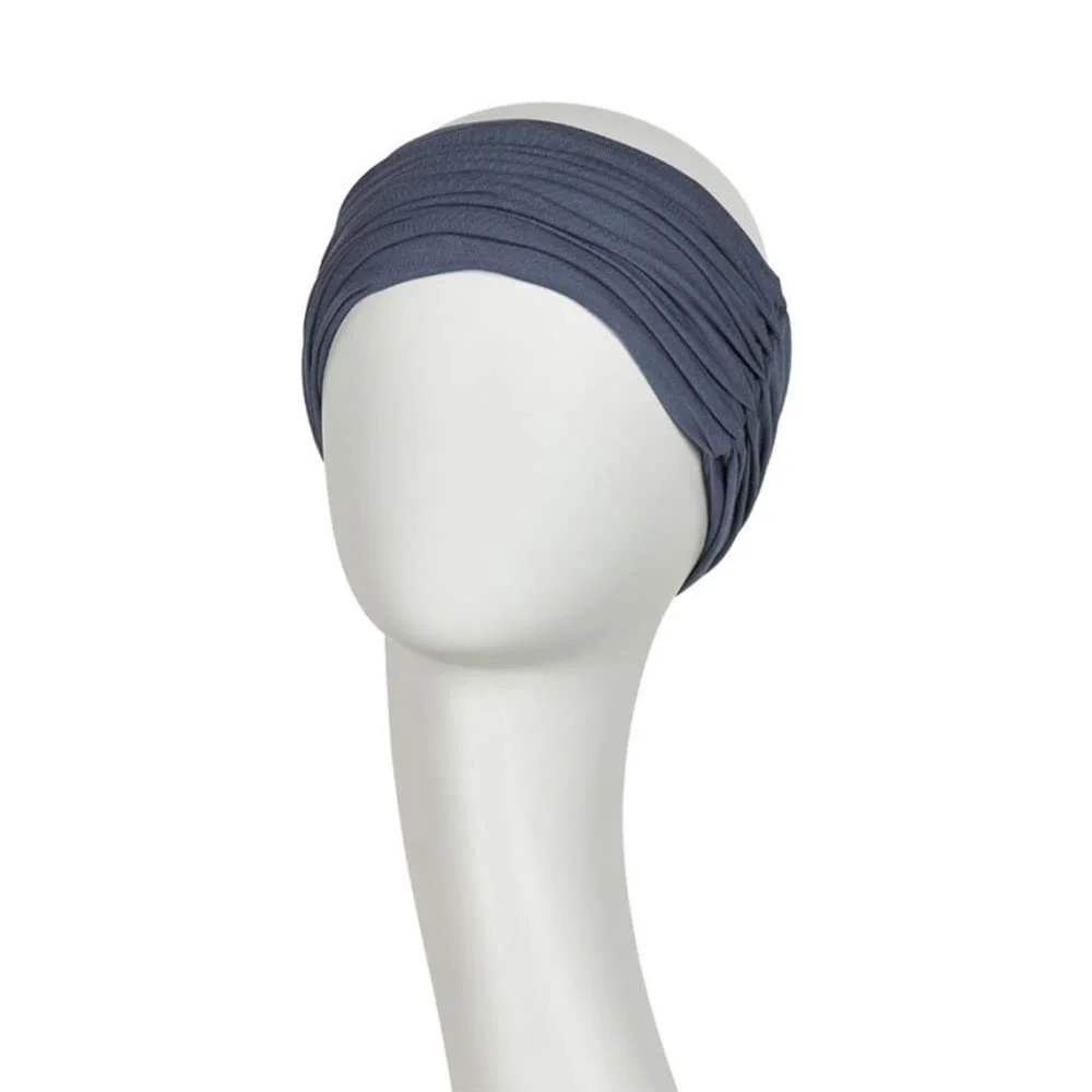 Пов'язка на голову Christine Headwear Bamboo Slate Blue One Size Slate Blue, фото №2