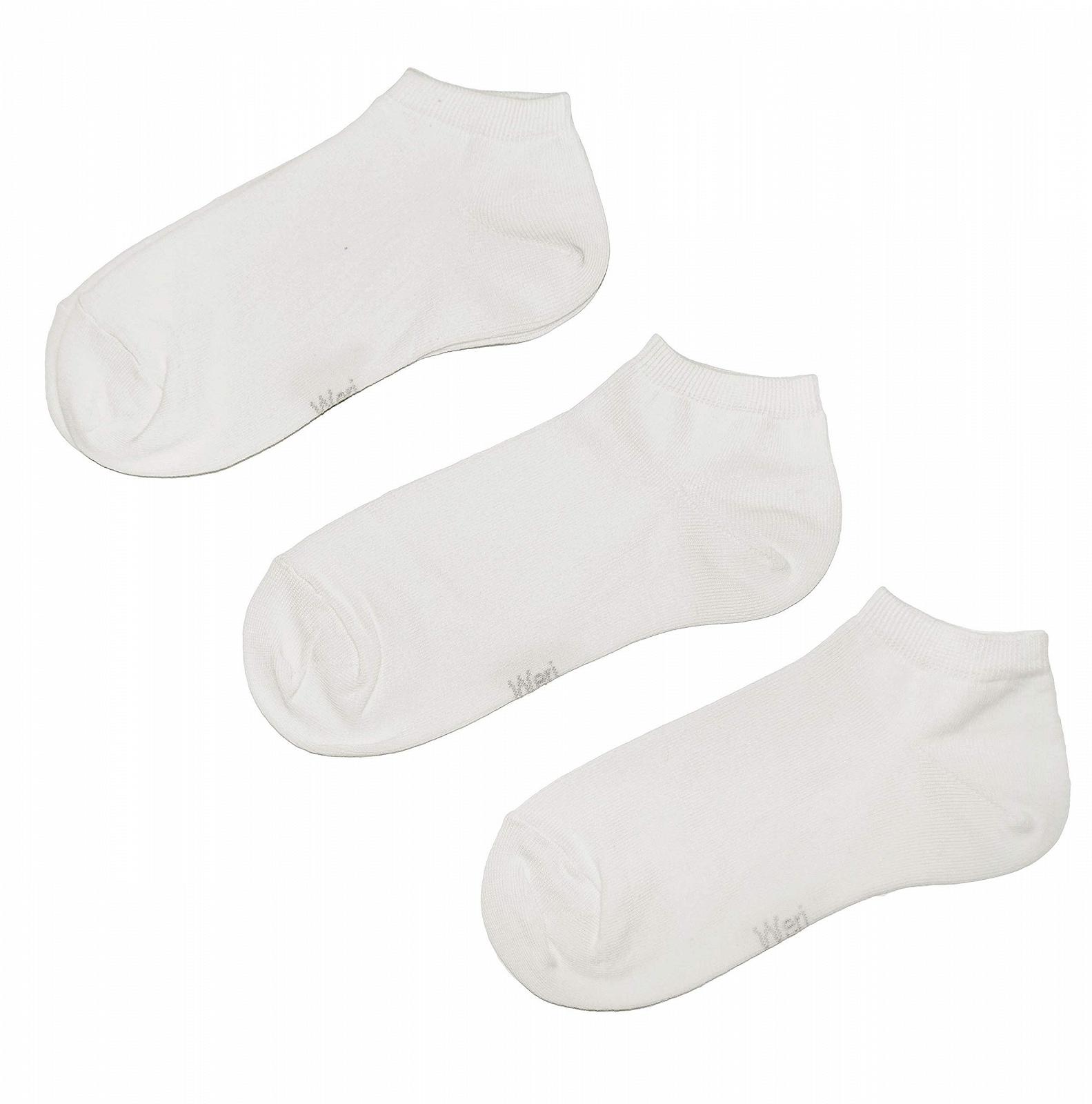 Женские спортивные носки Weri Spezials для спорта и отдыха, хлопок, 3 пары, однотонные, фото №2
