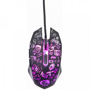 Мышка Gembird MUS-6B-GRAFIX-01 USB Black (MUS-6B-GRAFIX-01) - Фото 1