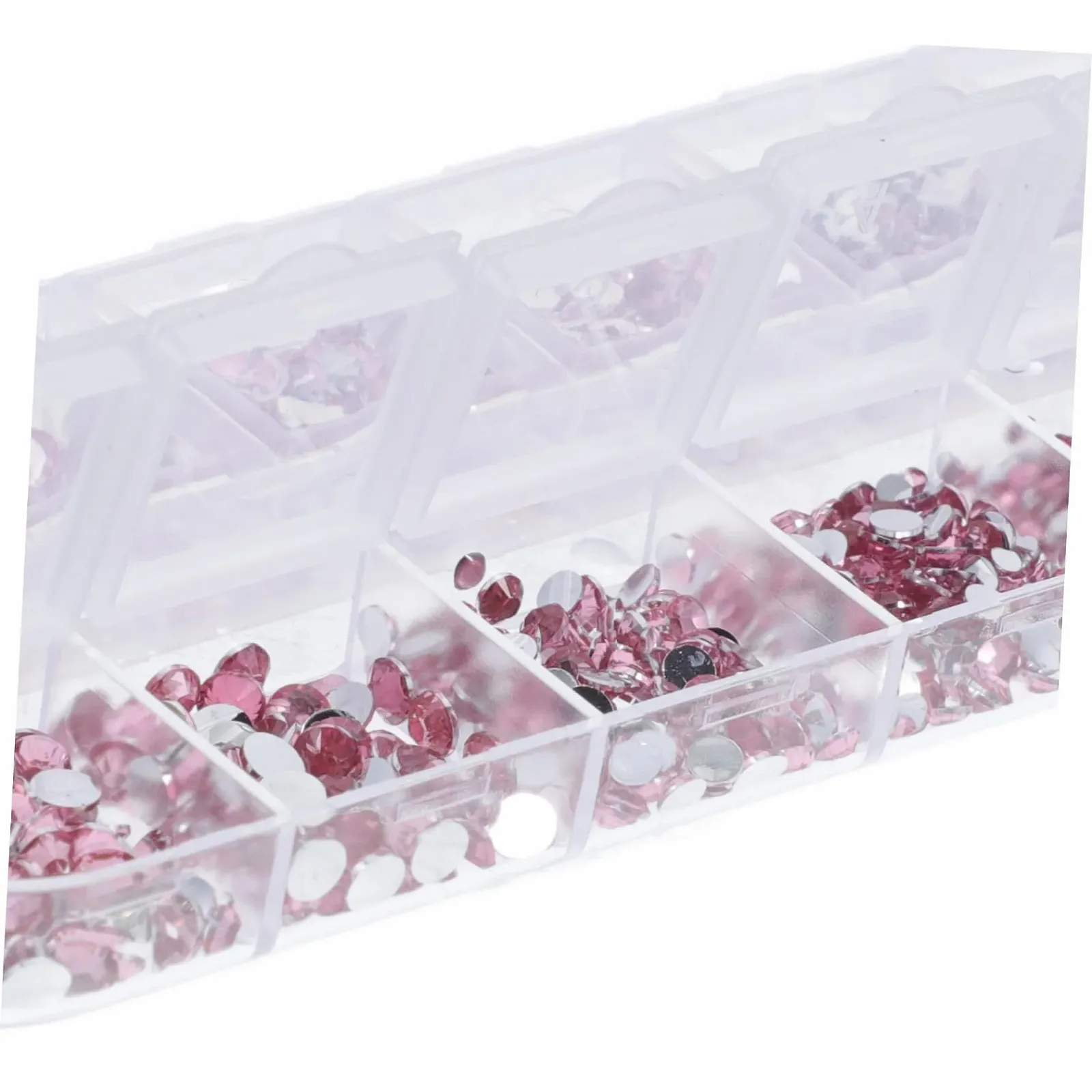 Стрази Плоскі Sewacc рожевий акрил, фото №2