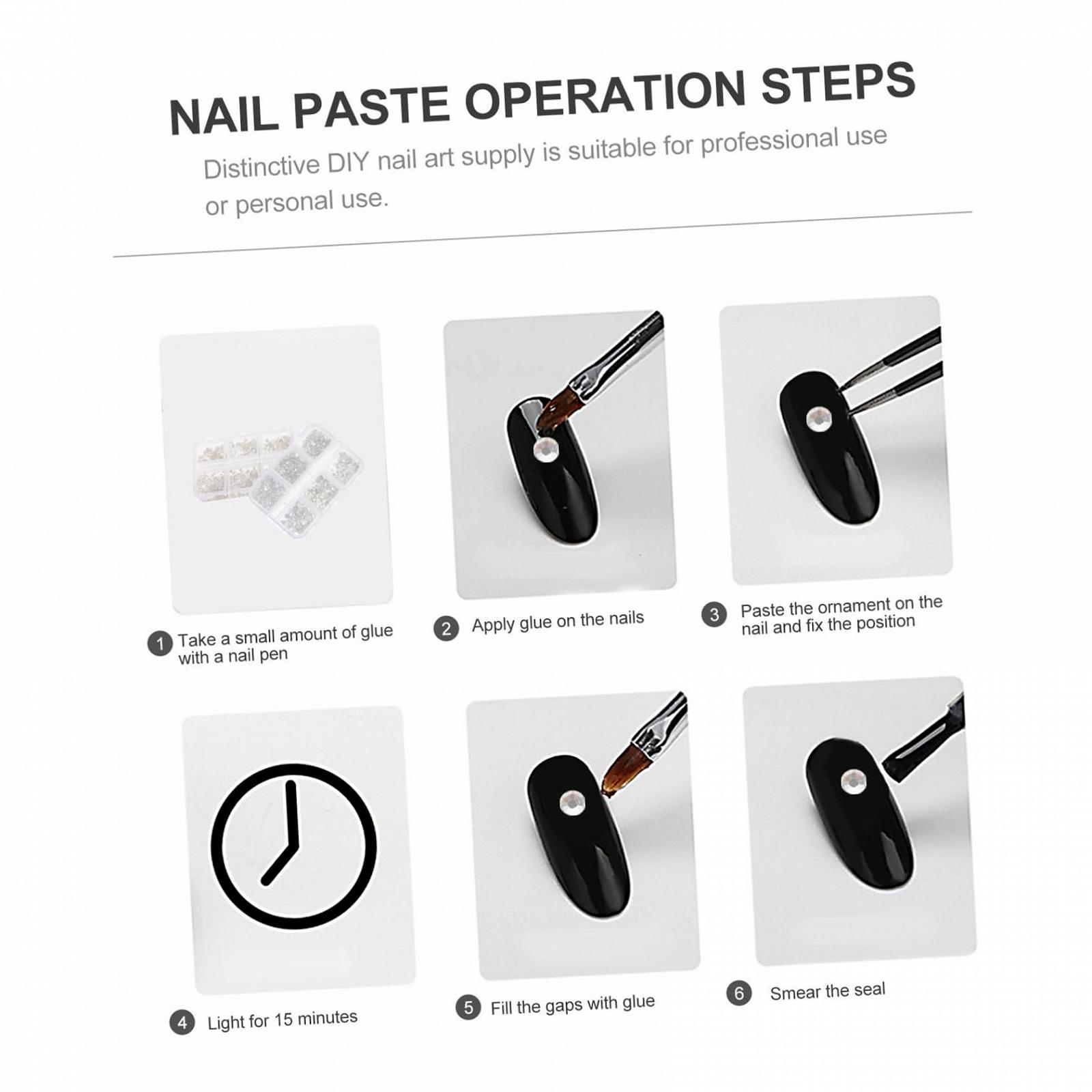 Аксессуары для ногтей Mikinona, 2 коробки, блестки, подвески, украшения для ногтей своими руками, хлопья, блестки, украшения для ногтей, стразы, фото №7