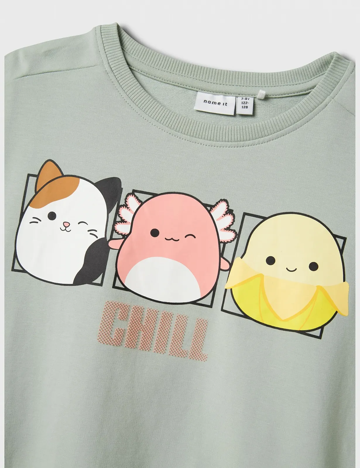 NAME IT Nkfmomira Squish RLX Short Sweat Unb Bfu для дівчат, фото №3