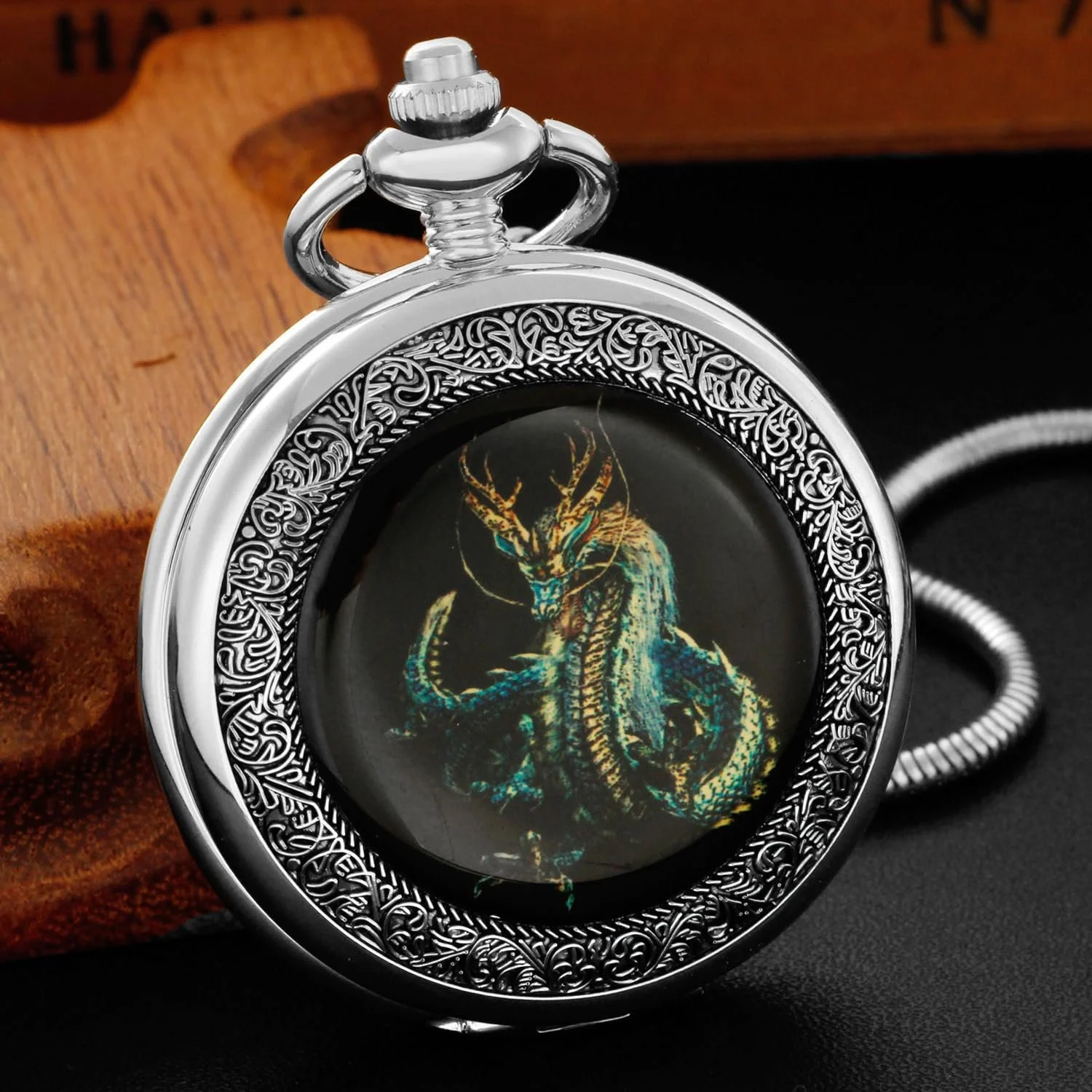 Классические мужские механические карманные часы, римские цифры на стрелках, фото №3 Классические мужские механические карманные часы, римские цифры на стрелках, фото №3