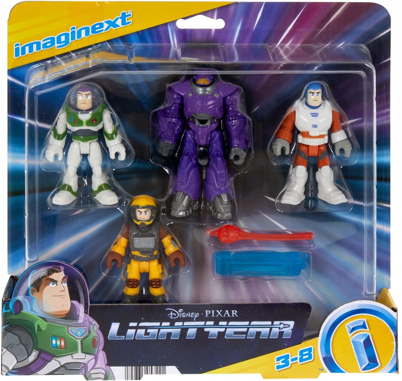 Набор фигурок Fisher-Price Imaginext Базз Лайтер, HGT28, с 4 подвижными фигурками, фото №6