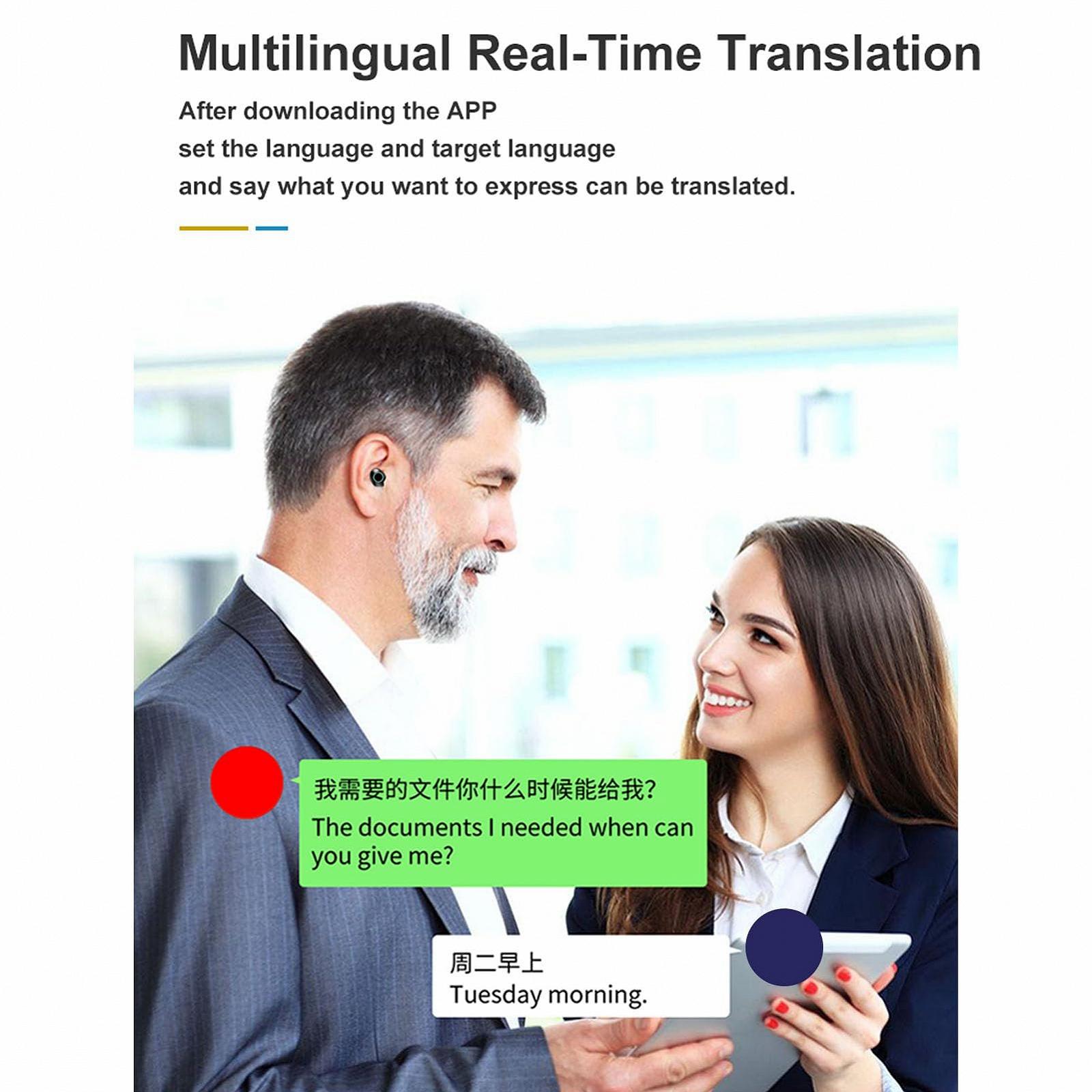 Наушники-переводчики Черный, фото №6