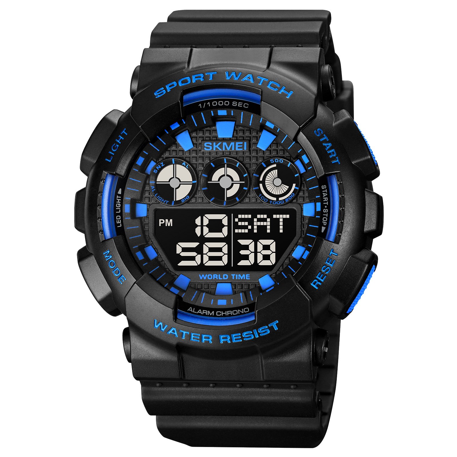 Годинник Skmei 1857BU Black-Blue SALE, фото №1