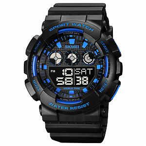 Годинник Skmei 1857BU Black-Blue SALE - Фото 1