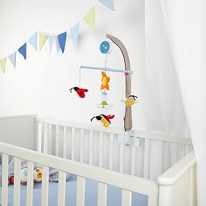 Игрушка SIGIKID 42536 Mobile Bee С подвесками для девочек и мальчиков Многоцветная synthetic.ua - Фото 1