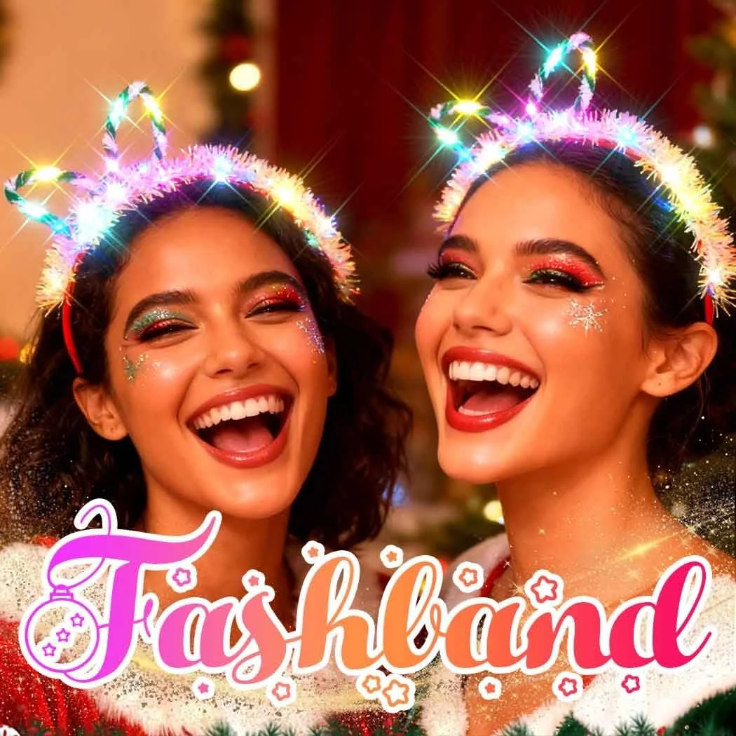 Рождественский обруч для волос LED, фото №2