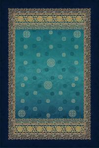 Плед Bassetti Pallavicino 9330130 Хлопок Голубой B1 Размеры: 180 x 250 см - Фото 1