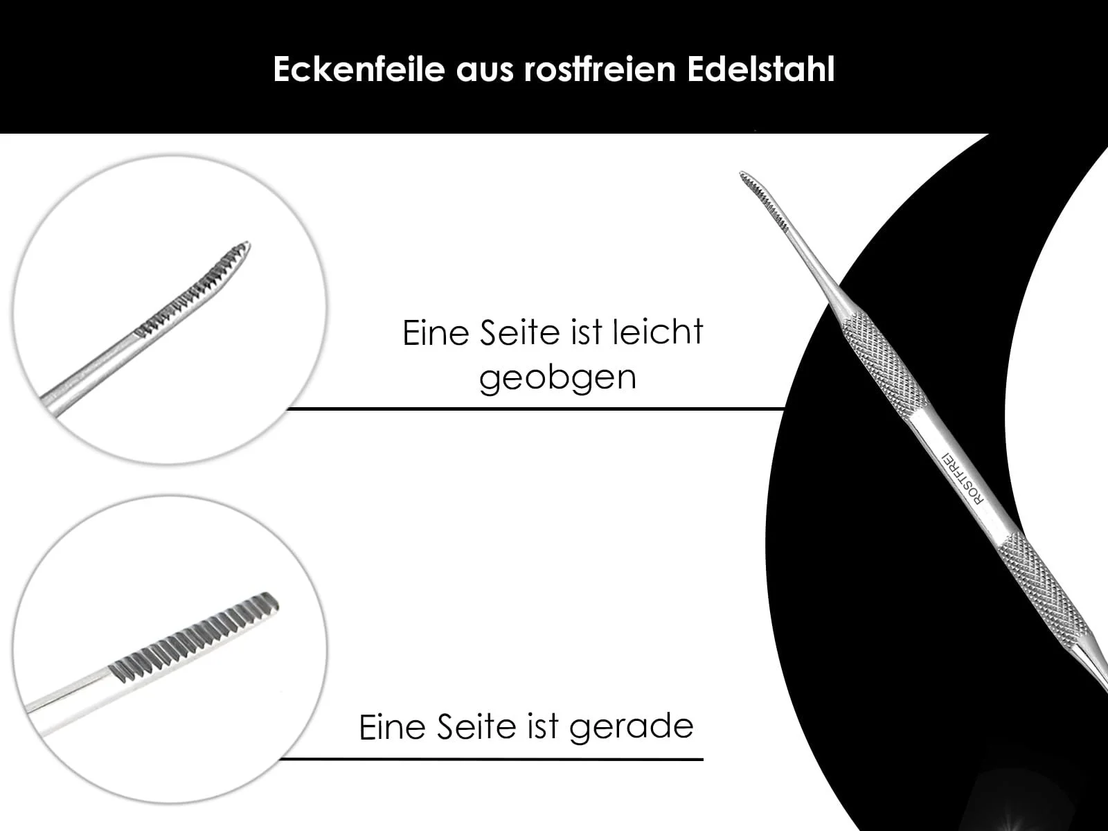 Професійний кутовий файл для нігтів, фото №2 Професійний кутовий файл для нігтів, фото №2